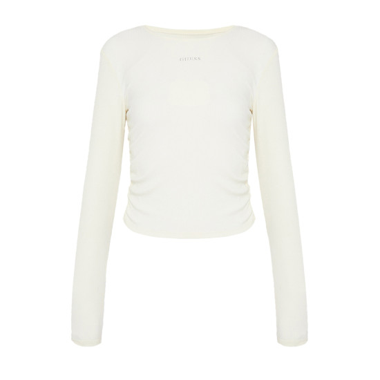 Guess Γυναικεία μακρυμάνικη μπλούζα Rib Long Sleeves Top
